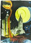 Salvador Dali Manhattan Skyline painting
